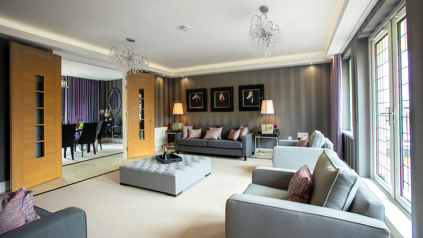 The Cramond show home living room